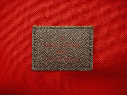 Louis Vuitton Belem Handbag Damier, BROWN, CANVAS, Handbag