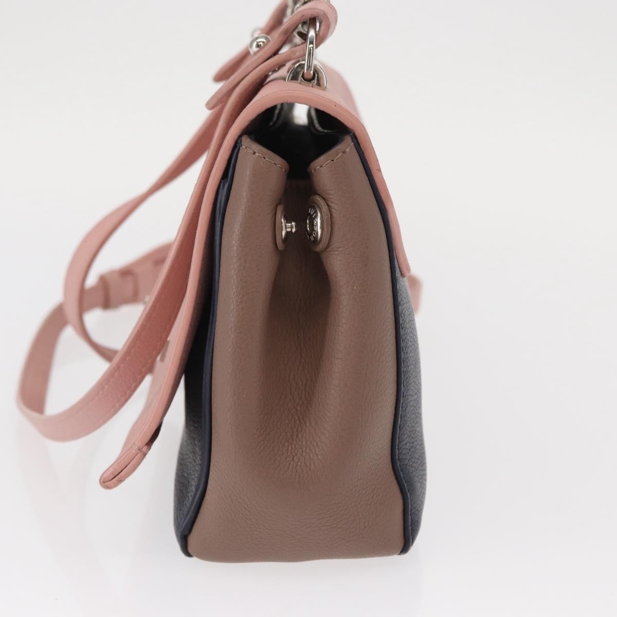 Louis Vuitton Lockme II Handbag Leather, PINK, LEATHER, Shoulder bag