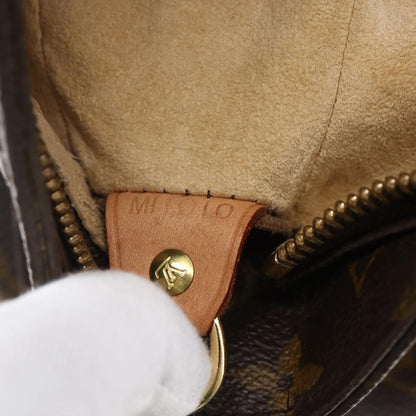 Louis Vuitton Looping Handbag Monogram Canvas, BROWN, CANVAS, Handbag