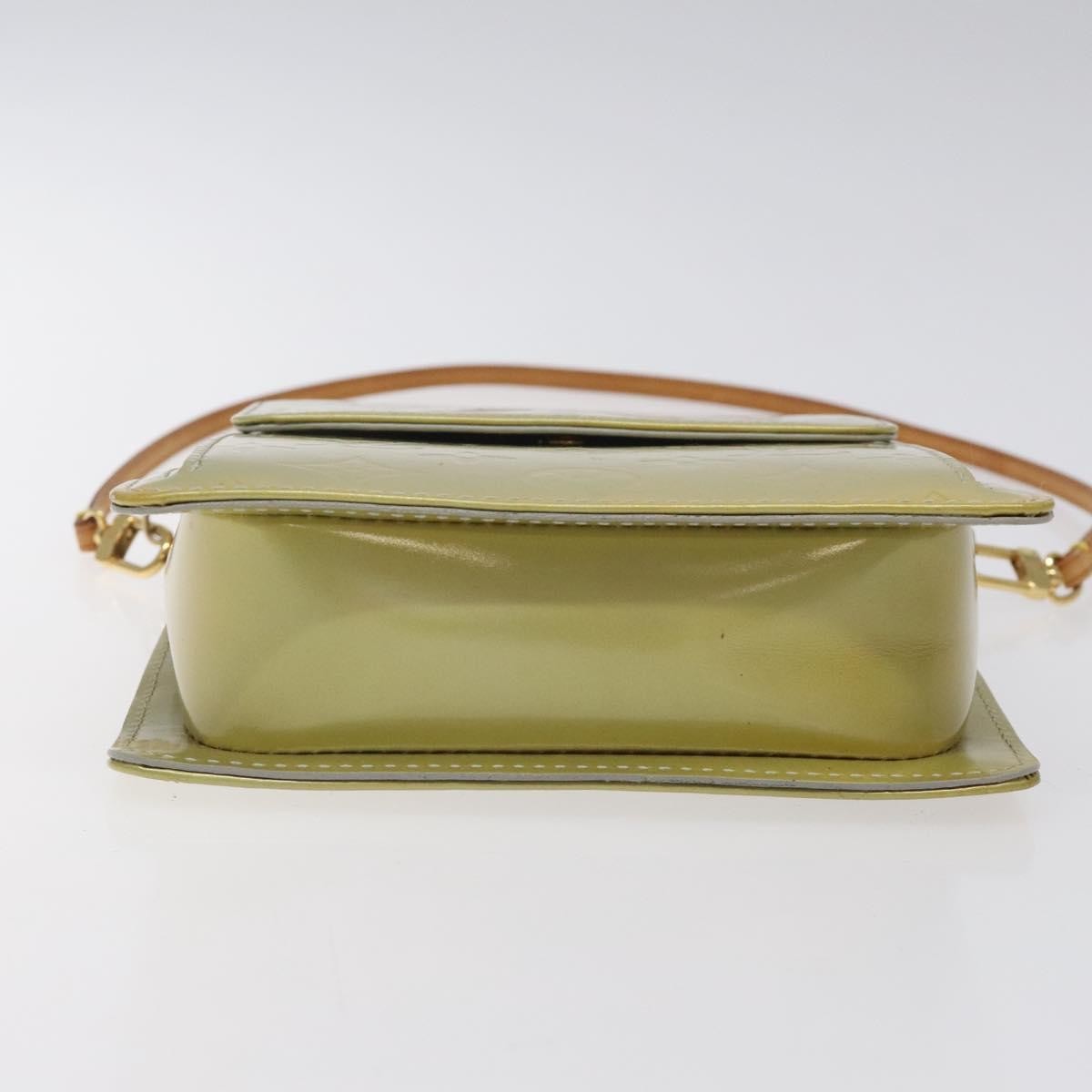 Louis Vuitton Mott Handbag Monogram Vernis, BEIGE, PATENT_LEATHER, Clutche & pouche