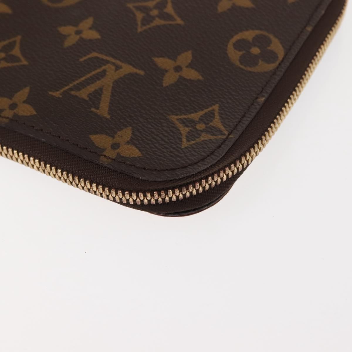 Louis Vuitton 5 Tie Case Monogram Canvas, BROWN, CANVAS, Clutche & pouche