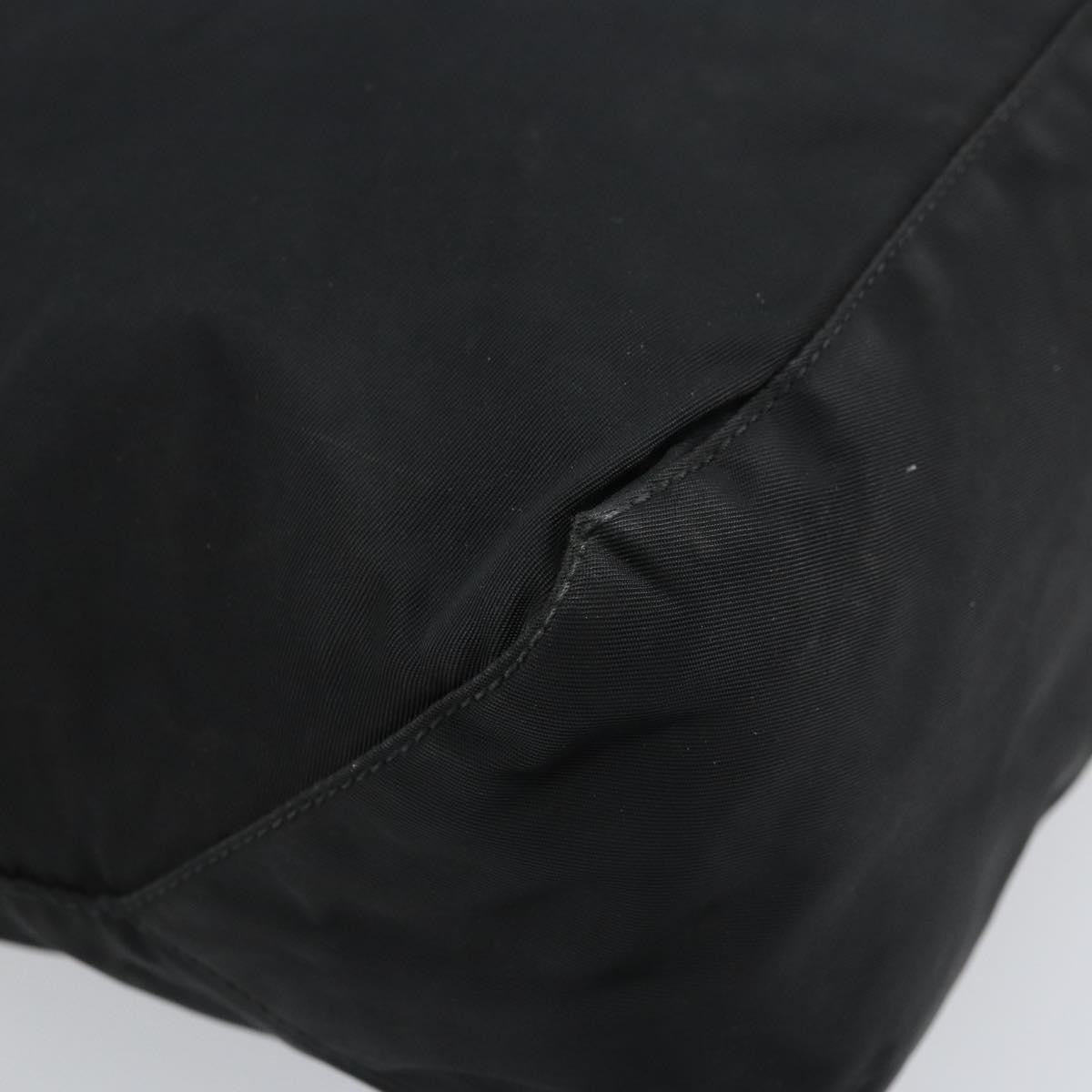 Prada Vintage Zip Tote Tessuto, BLACK, NYLON, Tote bag