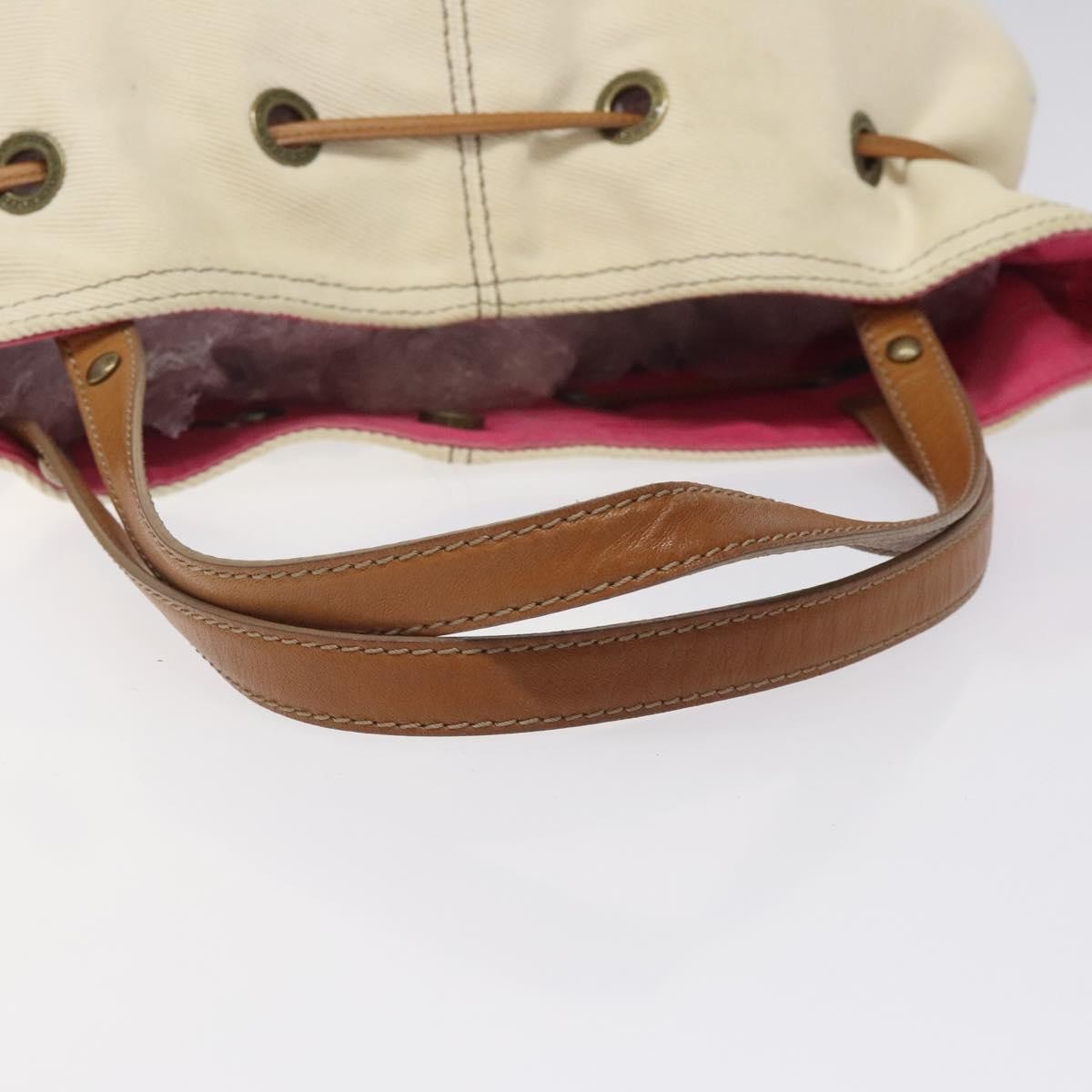 Burberry Blue Label Tote Bag Canvas, BEIGE, CANVAS, Tote bag