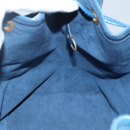 Louis Vuitton Petit Noe Handbag Epi Leather, BLUE, LEATHER, Handbag