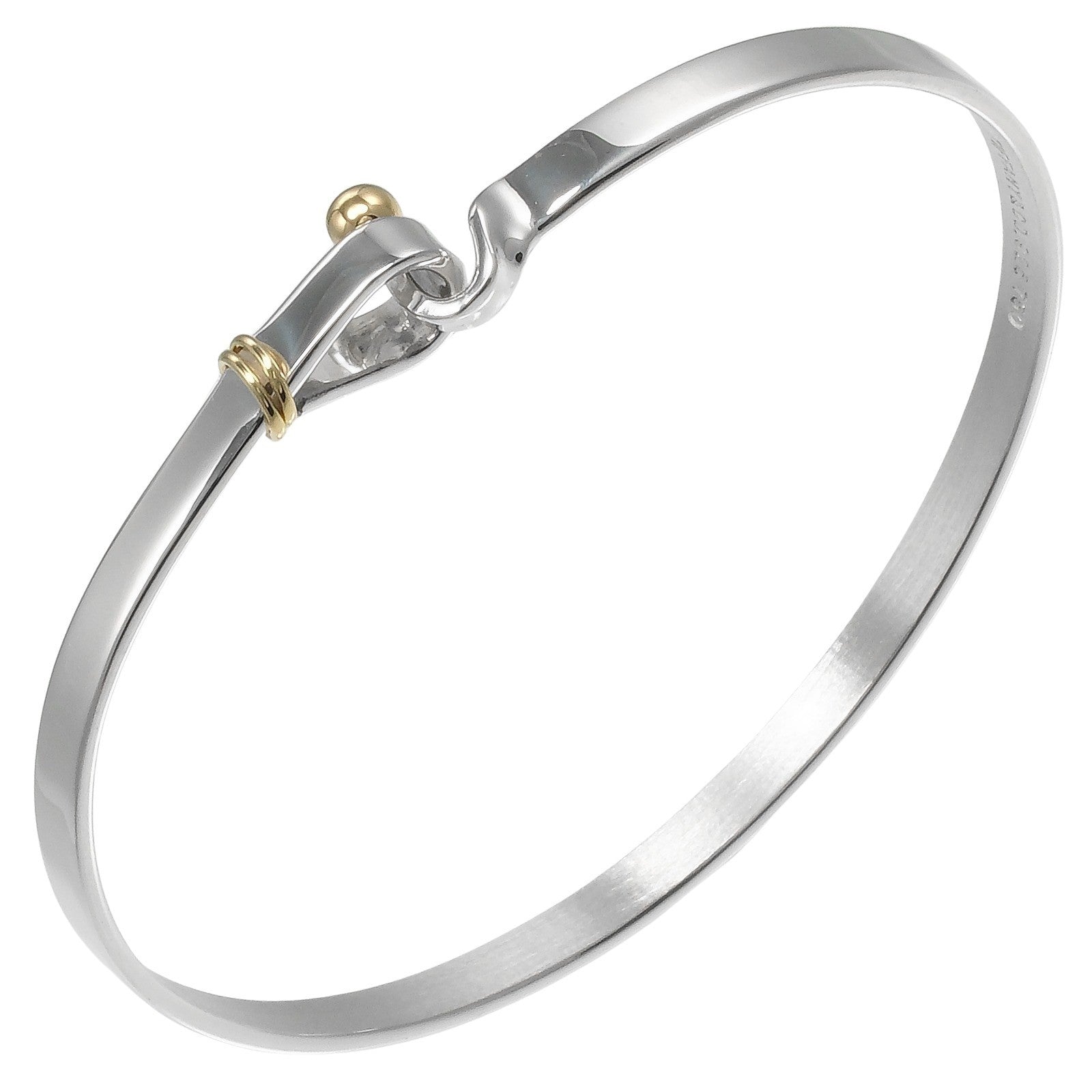 Tiffany & Co. Love Knot Bracelet Sterling Silver and 18K Yellow Gold, SILVER, SILVER, Bracelet