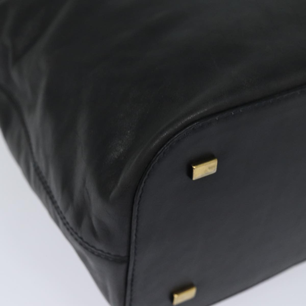 Celine Handbag Leather, BLACK, LEATHER, Handbag