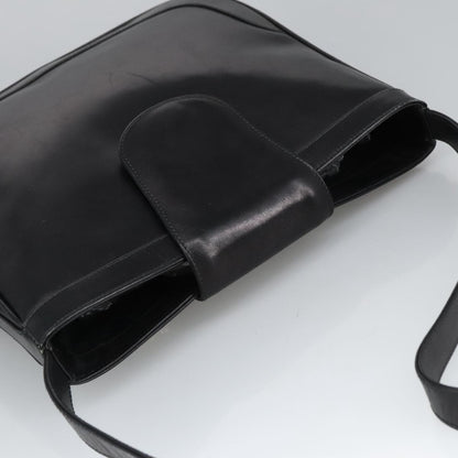 Gucci Vintage Shoulder Bag Leather, BLACK, LEATHER, Shoulder bag