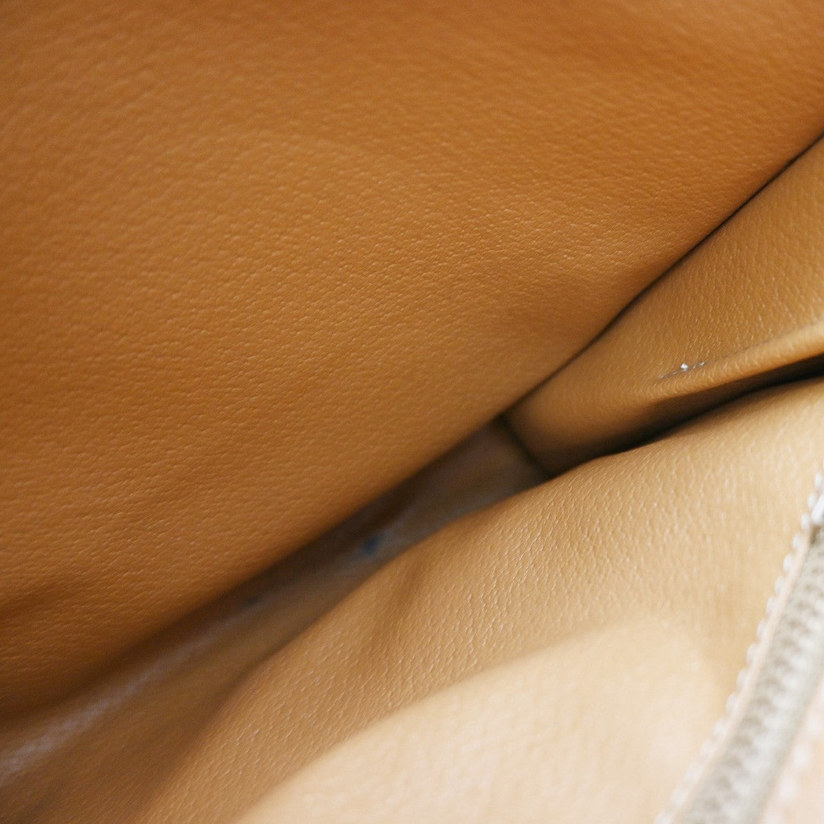 Celine Macadam Shoulder Bag Leather, BROWN, LEATHER, Shoulder bag