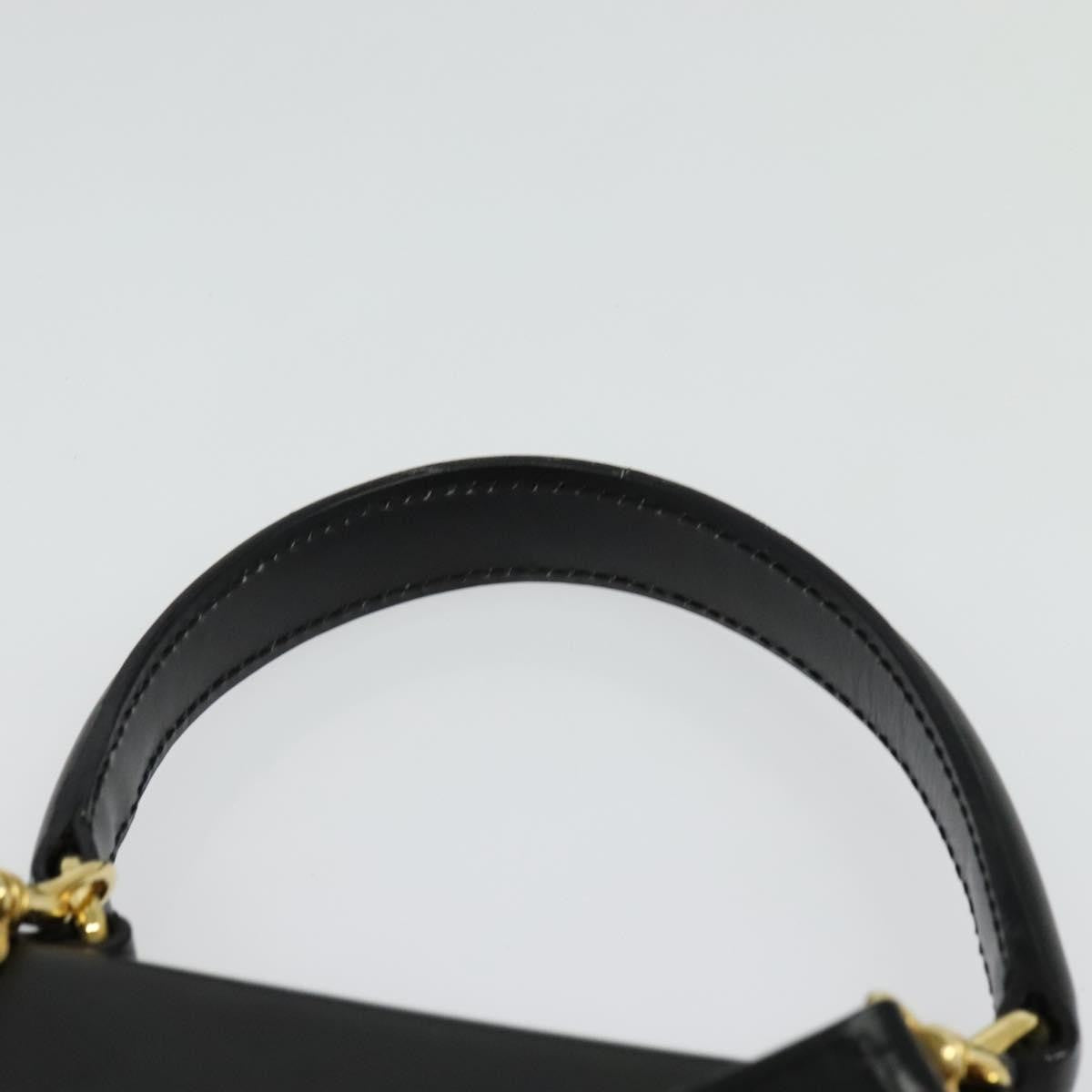 Celine Handbag Leather, BLACK, LEATHER, Handbag