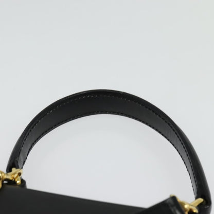 Celine Handbag Leather, BLACK, LEATHER, Handbag
