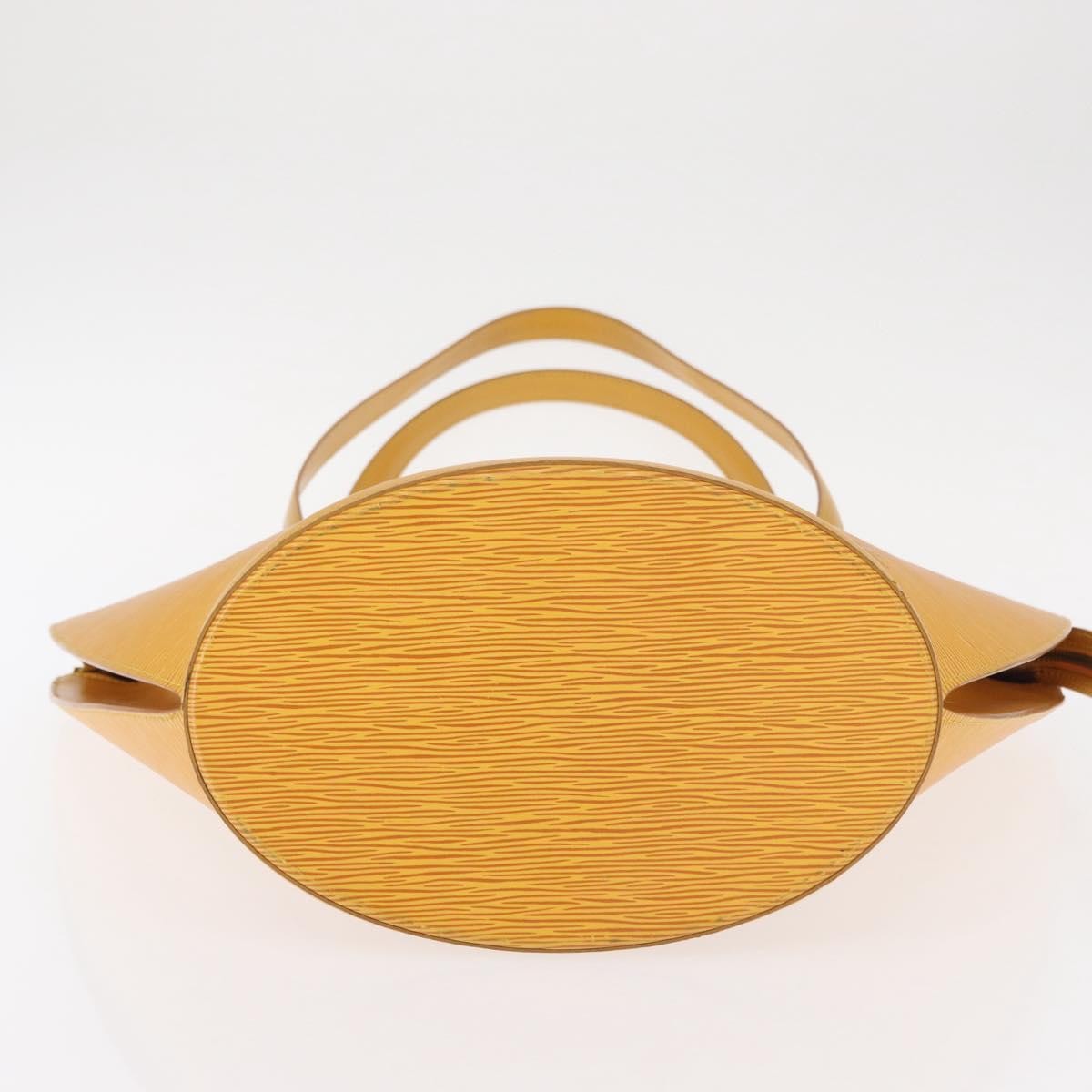 Louis Vuitton Saint Jacques Handbag Epi Leather, YELLOW, LEATHER, Shoulder bag