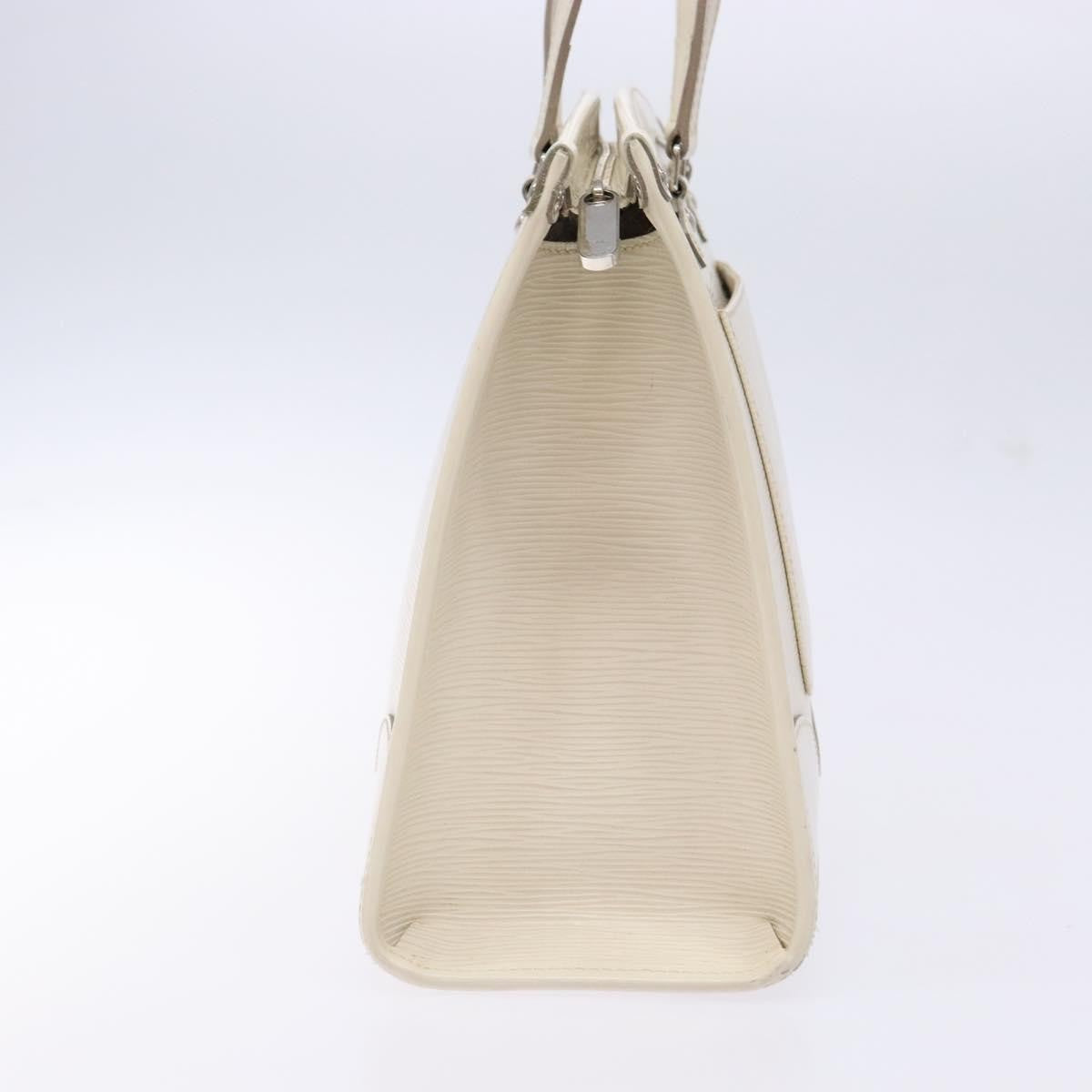 Louis Vuitton Madeleine Handbag Epi Leather, WHITE, LEATHER, Handbag