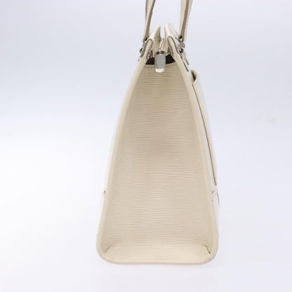 Louis Vuitton Madeleine Handbag Epi Leather, WHITE, LEATHER, Handbag