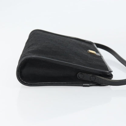 Christian Dior Vintage Trotter Shoulder Bag Canvas, BLACK, CANVAS, Shoulder bag