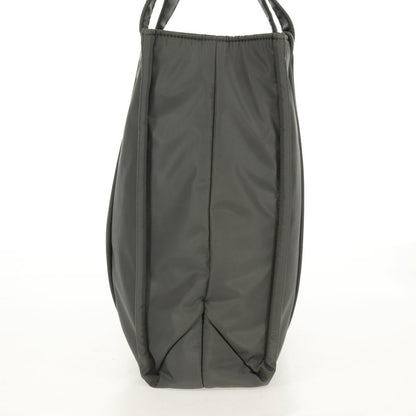 Chloe Woody Tote Recycled Nylon, GRAY, NYLON, Tote bag