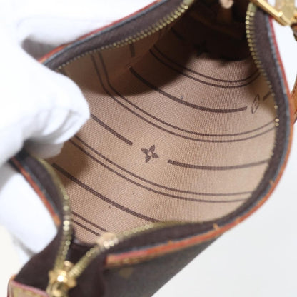 Louis Vuitton Delightful Pochette Monogram Canvas, BROWN, CANVAS, Clutche & pouche