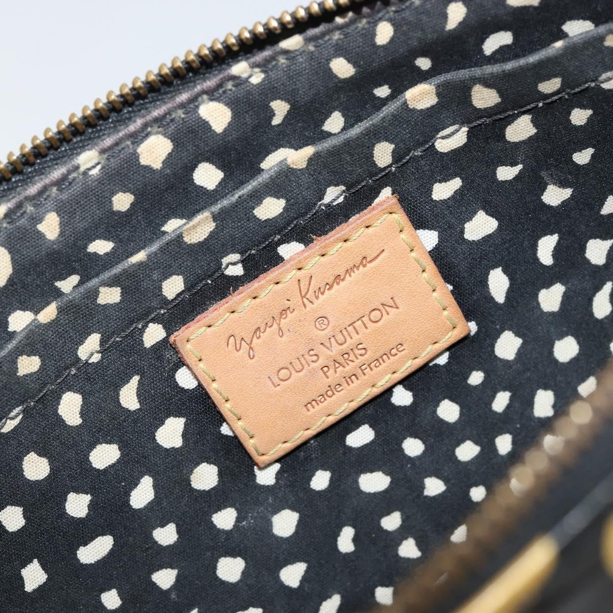 Louis Vuitton Pochette Accessoires NM Kusama Infinity Dots Monogram Vernis, BLACK, PATENT_LEATHER, Clutche & pouche