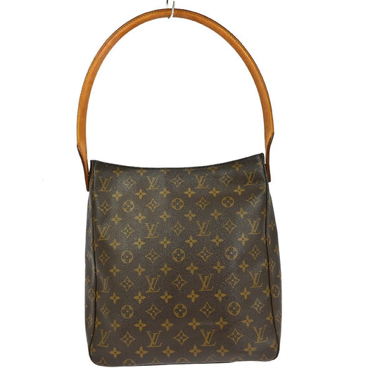 Louis Vuitton Looping Handbag Monogram Canvas, BROWN, CANVAS, Shoulder bag