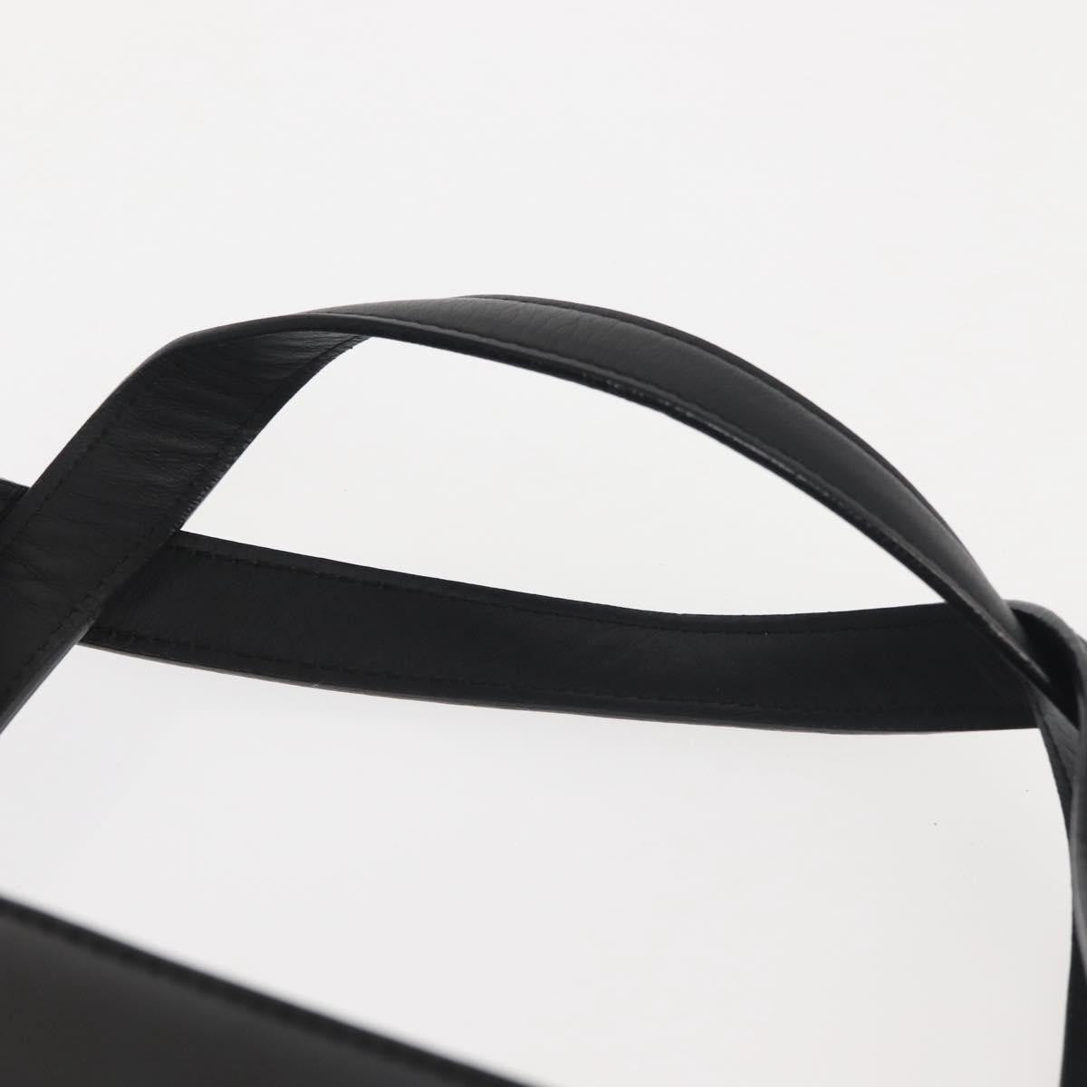 Burberry Vintage Tote Leather, BLACK, LEATHER, Tote bag