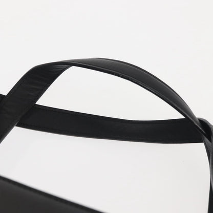 Burberry Vintage Tote Leather, BLACK, LEATHER, Tote bag