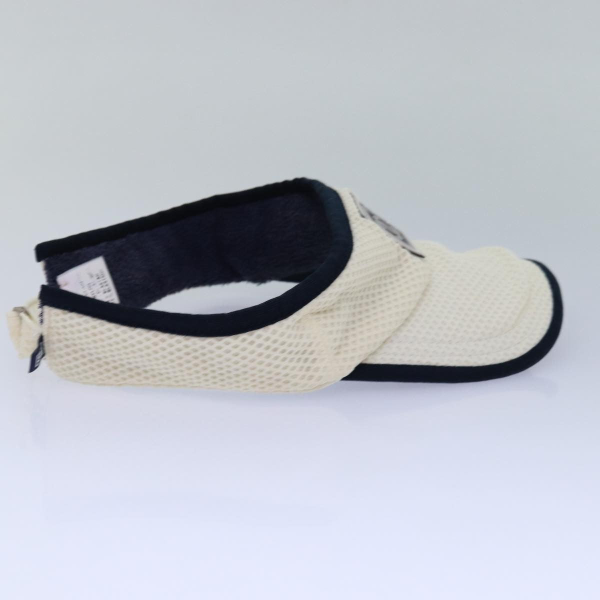 Chanel Sport Line CC Casket Hat Cotton, WHITE, COTTON, Head accessory