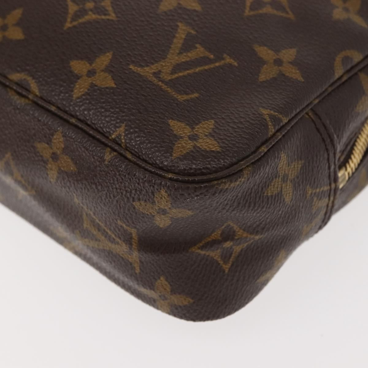 Louis Vuitton Trousse Toiletry Pouch Monogram Canvas, BROWN, CANVAS, Toiletry Case
