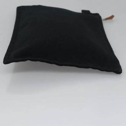 Hermes Bora Bora Pouch Toile, BLACK, CANVAS, Tote bag