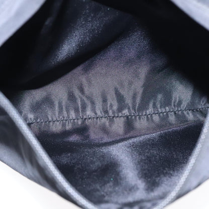 Prada Flat Messenger Bag Tessuto, BLACK, NYLON, Shoulder bag