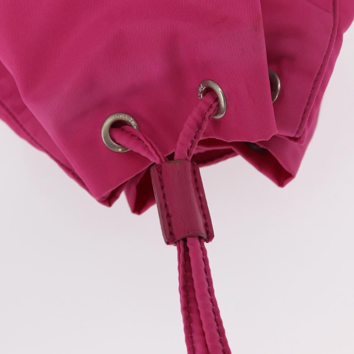 Prada Pochette Nylon, PINK, NYLON, Clutche & pouche