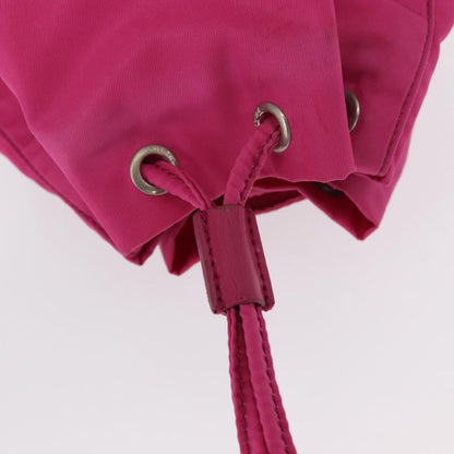 Prada Pochette Nylon, PINK, NYLON, Clutche & pouche