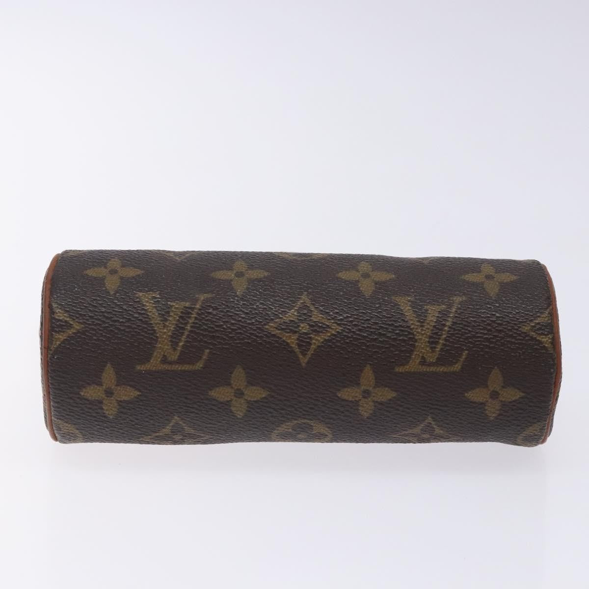 Louis Vuitton Papillon Pochette Monogram Canvas, BROWN, CANVAS, Clutche & pouche