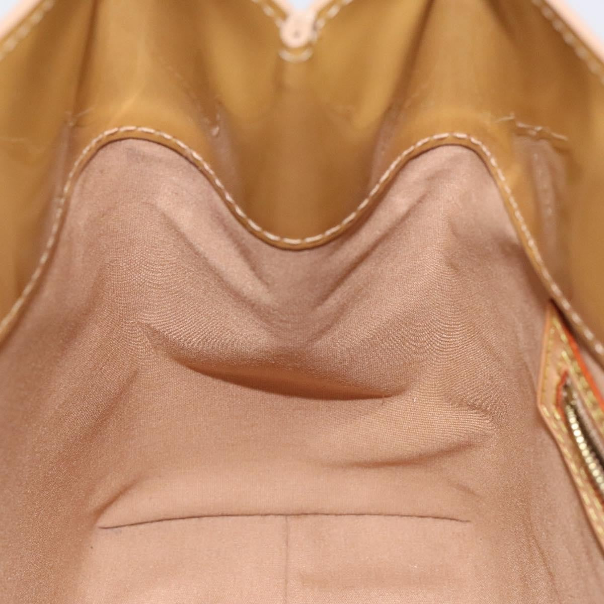 Louis Vuitton Reade Handbag Monogram Vernis, BEIGE, PATENT_LEATHER, Handbag