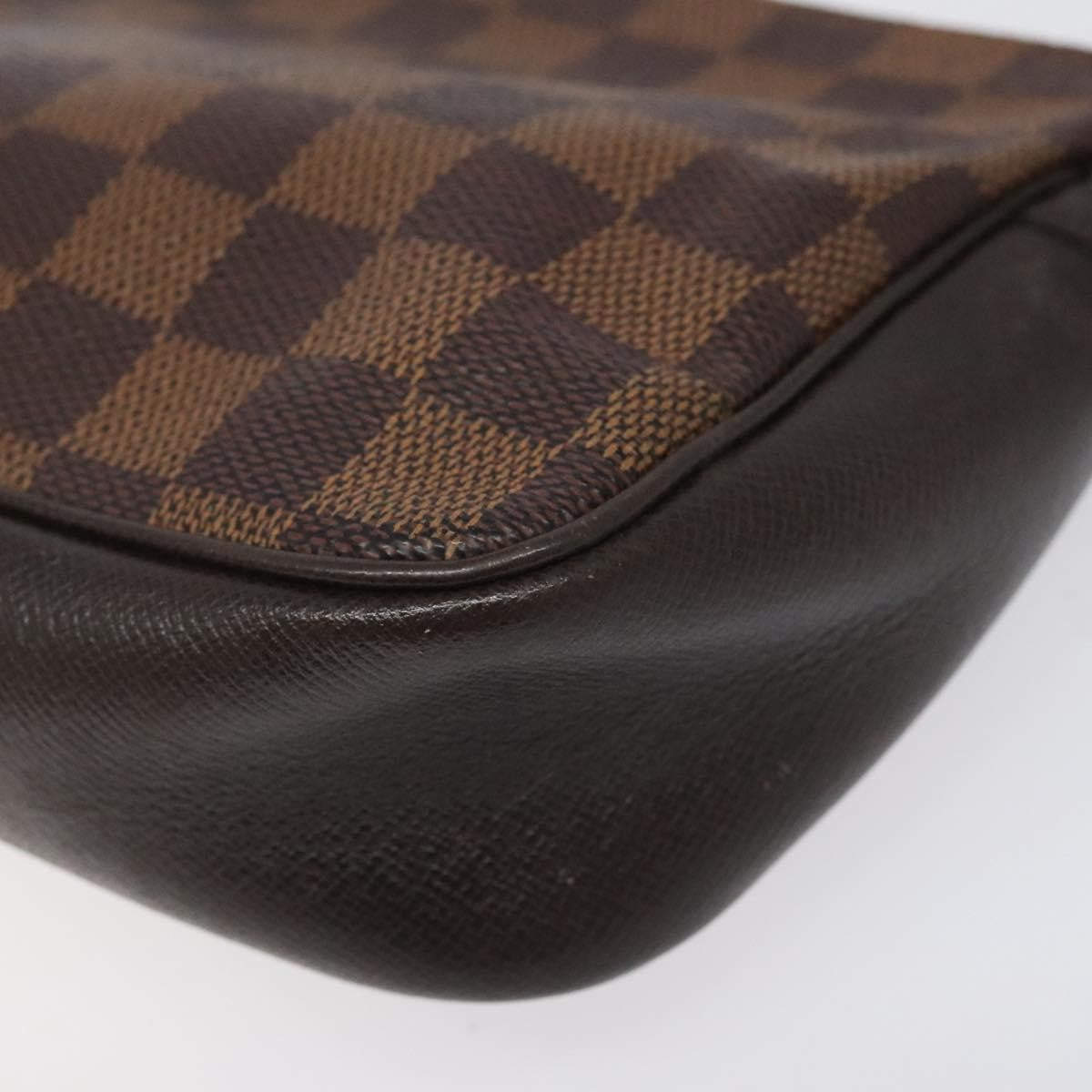 Louis Vuitton Trousse Make Up Bag Damier, BROWN, CANVAS, Clutche & pouche
