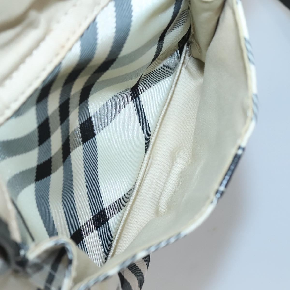 Burberry Nova Check Blue Label Nylon, WHITE, NYLON, Shoulder bag