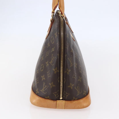 Louis Vuitton Alma Handbag Monogram Canvas, BROWN, CANVAS, Handbag