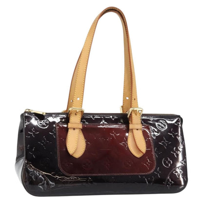 Louis Vuitton Rosewood Avenue Handbag Monogram Vernis, PURPLE, PATENT_LEATHER, Shoulder bag