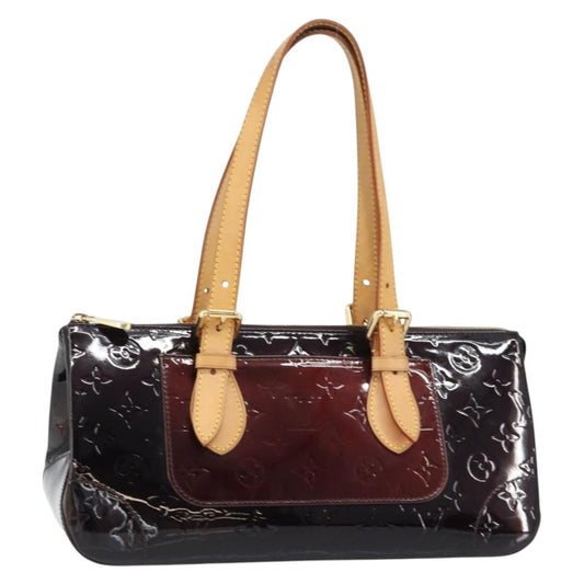 Louis Vuitton Rosewood Avenue Handbag Monogram Vernis, PURPLE, PATENT_LEATHER, Shoulder bag
