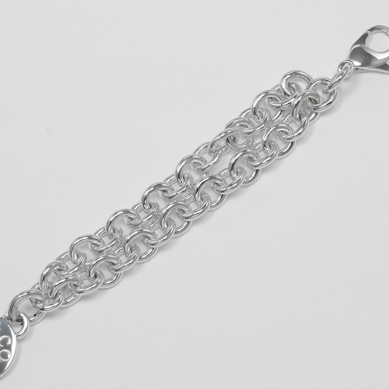 Tiffany & Co. 1837 Round tag bracelet Silver 925, SILVER, SILVER, Bracelet