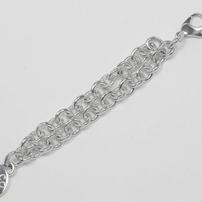 Tiffany & Co. 1837 Round tag bracelet Silver 925, SILVER, SILVER, Bracelet