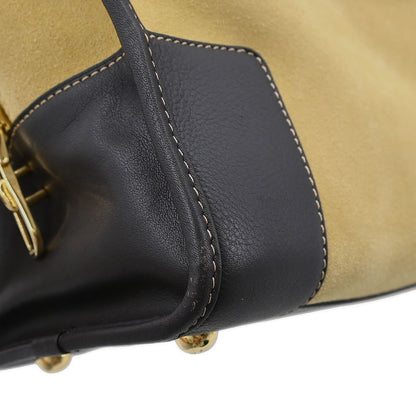 Loewe Amazona Bag Suede, BEIGE, SUEDE, Handbag