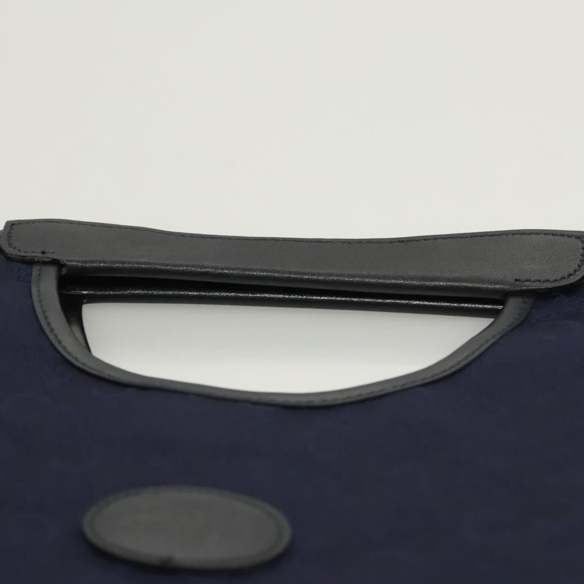 Celine C Sulky Handbag Canvas, NAVY, CANVAS, Handbag