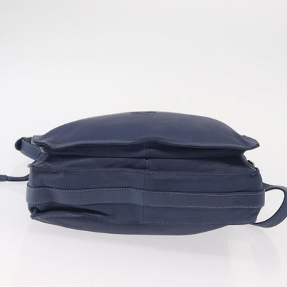 Loewe Flamenco Bag Leather, BLUE, LEATHER, Shoulder bag