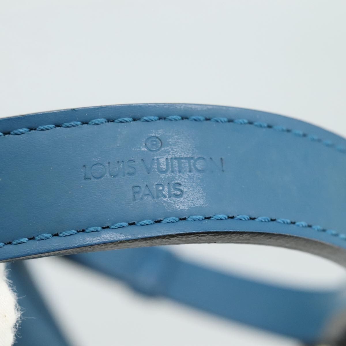 Louis Vuitton Noe Handbag Epi leather, BLUE, LEATHER, Shoulder bag