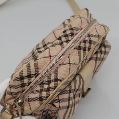 Burberry Nova Check Blue Label Nylon, PINK, NYLON, Shoulder bag