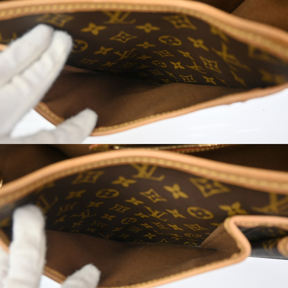 Louis Vuitton Sac Gibeciere Messenger Bag Monogram Canvas, BROWN, CANVAS, Shoulder bag