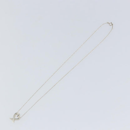 Tiffany & Co. Paloma Picasso Loving Heart Pendant Necklace Silver 925, SILVER, SILVER, Necklace