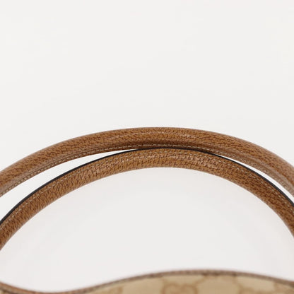 Gucci Vintage Ring Tote GG Canvas with Leather, BEIGE, CANVAS, Tote bag