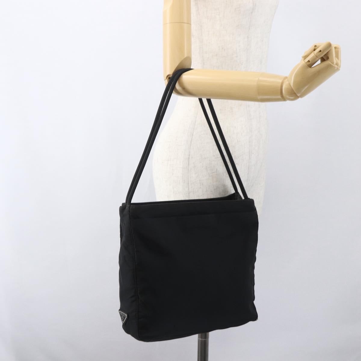 Prada Vintage Tote Tessuto, BLACK, NYLON, Tote bag