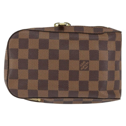 Louis Vuitton Geronimos Waist Bag Damier, BROWN, CANVAS, Clutche & pouche