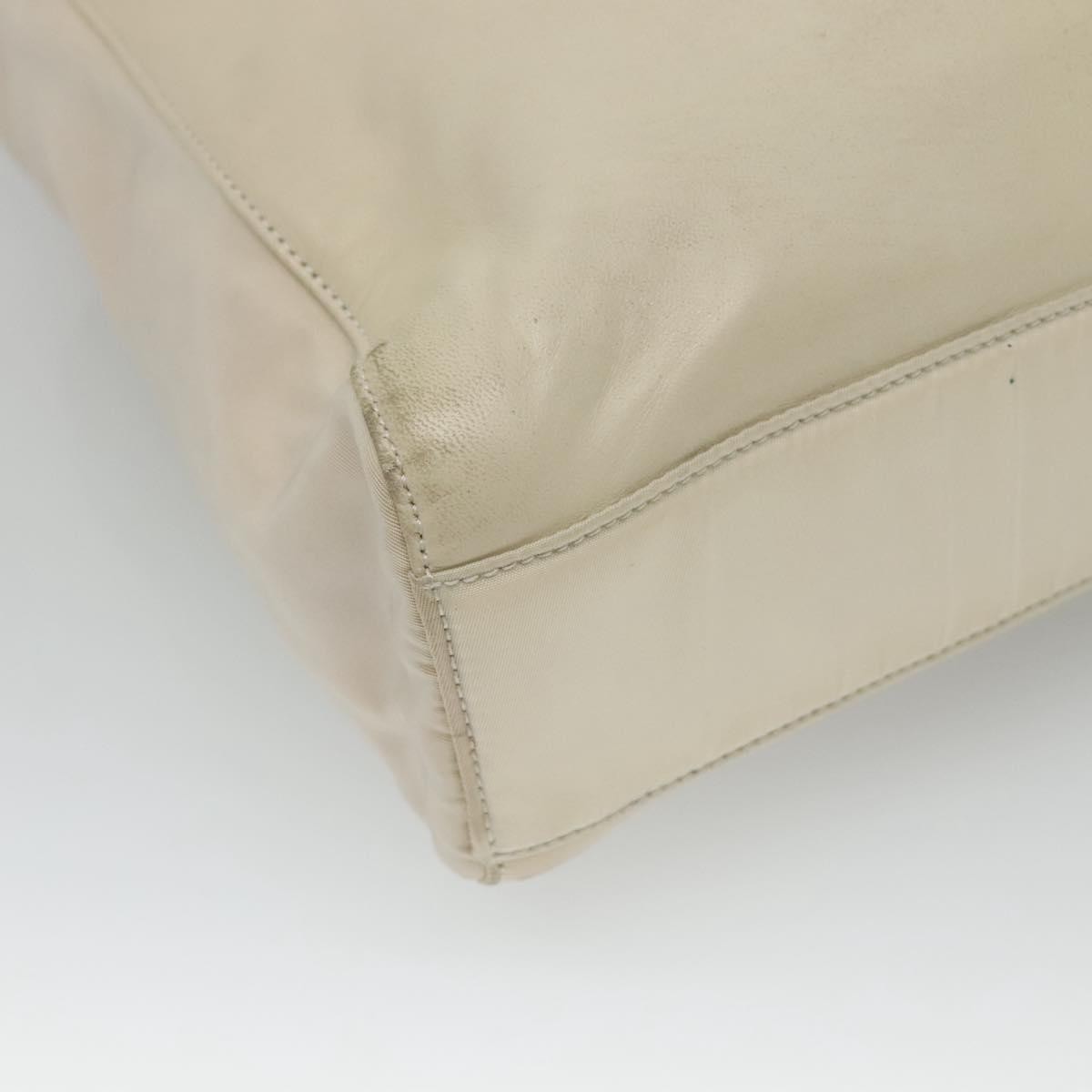 Prada Vintage Shoulder Bag Tessuto, BEIGE, NYLON, Shoulder bag